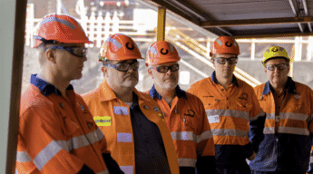 Fortalecer las Alianzas: Evolution Mining visita las instalaciones de bolas de molienda de Molycop