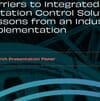 Barriers to Integrated Flotation Control Solutions