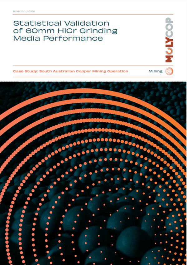 Statistical Validation of 60mm HiCr Grinding Media Performance