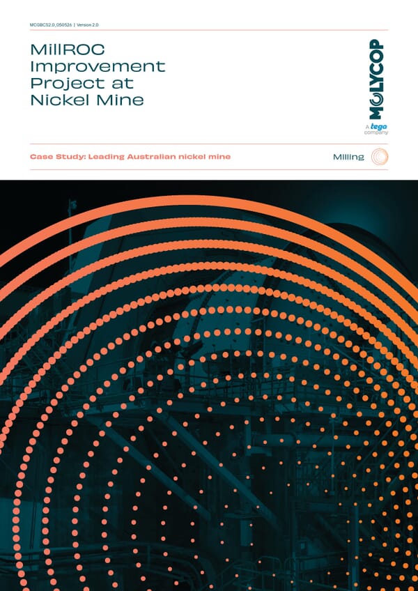 Amélioration du MillROC à la mine de nickel australienne