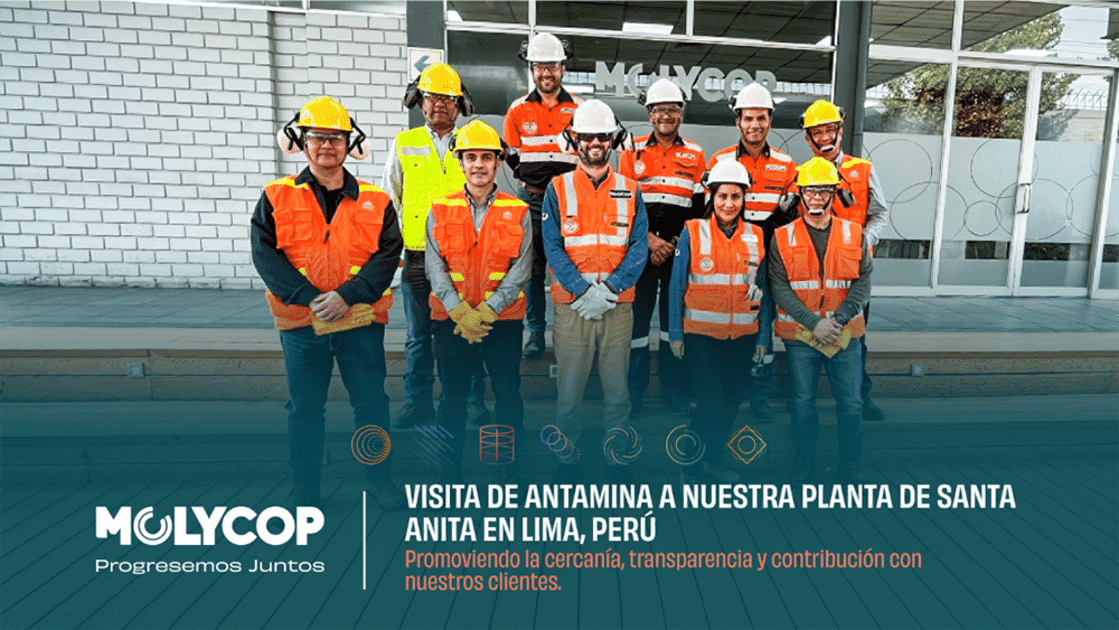 Antamina team visits our Santa Anita plant | Molycop