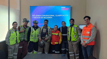 Apprentissage technique et collaboration sur le site de Santa Bárbara du Grupo México