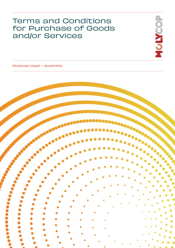 Molycop Australia Terms and Conditions for Purchasing of Goods and Services August 2025