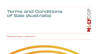Molycop Australia Terms and Conditions of Sale February 2026