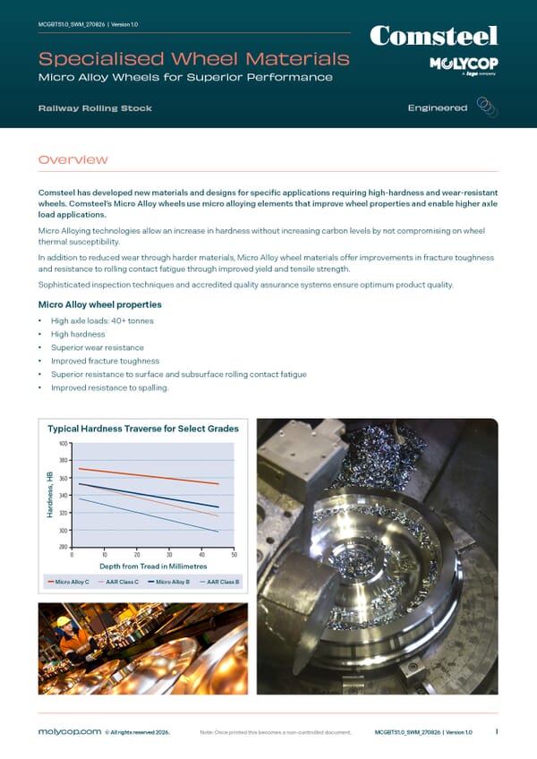 Specialised Wheel Materials