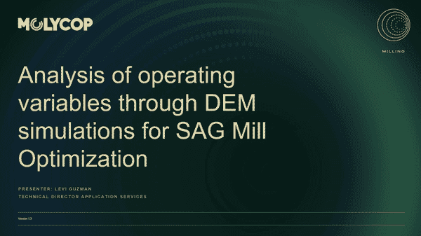 Video: Analysis of operating variables through DEM simulations for SAG Mill Optimisation