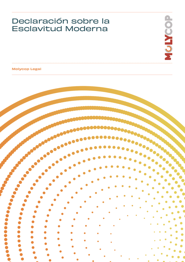 Declaración resumida sobre la esclavitud moderna en Molycop 2024